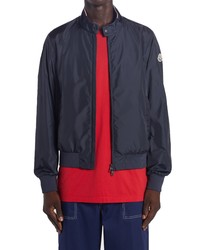 Moncler Reppe Water Repellent Nylon Rain Jacket In Navy At Nordstrom