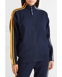 Sjyp Striped Knitted Track Jacket