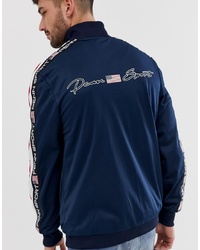 Penn Sport Track Jacket In Navy With