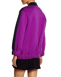 Stella McCartney Two Tone Scuba Bomber Jacket