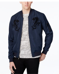 Wht Space Tiger Bomber Jacket Only At Macys