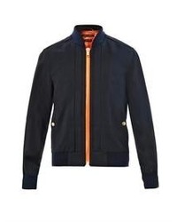Marc Jacobs Wool Piqu Bomber Jacket