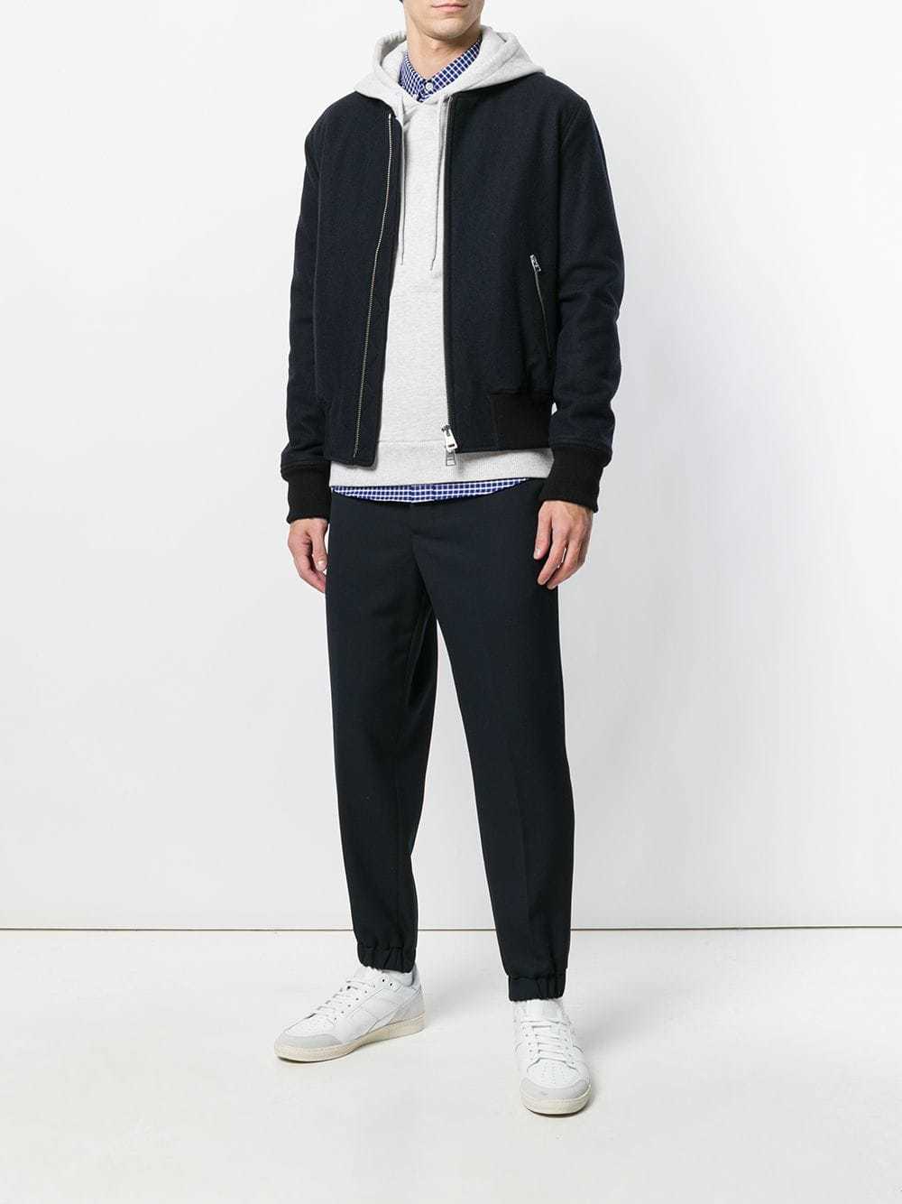 AMI Alexandre Mattiussi Zipped Bomber Jacket, $360 | farfetch.com ...