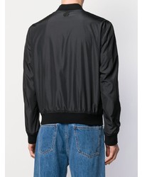 Versace Collection Zipped Bomber Jacket