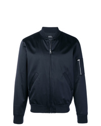 A.P.C. Zipped Front Bomber Jacket
