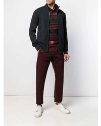 Salvatore Ferragamo Zipped Knitted Jacket