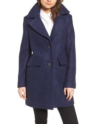 Kenneth Cole New York Wool Blend Boucle Coat