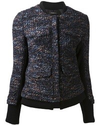 Navy Boucle Jackets for Women | Lookastic