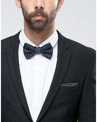 French Connection Marine Polka Bow Tie