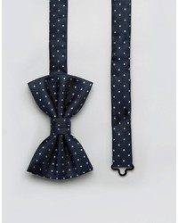 French Connection Marine Polka Bow Tie