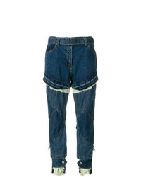 Sacai Distressed Slim Fit Jeans
