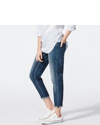 Uniqlo Slim Fit Cropped Boyfriend Jeans