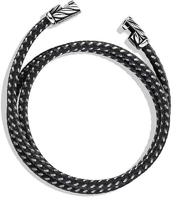 David Yurman Men's Chevron Triple-Wrap Bracelet
