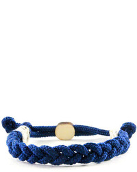 Domo Beads Braided Bracelet Navy Blue