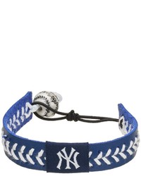 Gamewear New York Yankees Leather Baseball Bracelet
