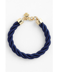 kate spade new york Learn The Ropes Cord Bracelet Navy Gold