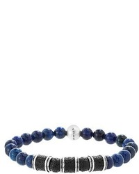 Steve Madden Lapis Lazuli Bead Bracelet