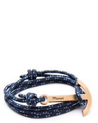 Miansai Modern Anchor Rope Bracelet Navy