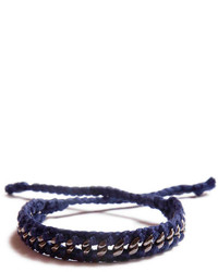 Sailormade Sailor Made The Chopper Chain Bracelet In Navy