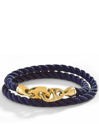 Sailormade Sailor Made The Endeavour Double Bracelet In Navy Blue