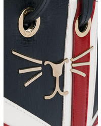 Charlotte Olympia Union Jack Feline Bucket Bag