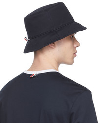 Thom Browne Navy 4 Bar Classic Bucket Hat