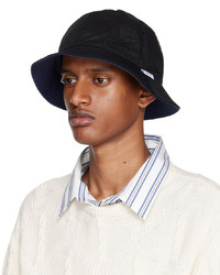 Palmes Navy Black Horne Bucket Hat