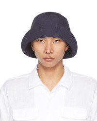 Engineered Garments Navy Cotton Bucket Hat