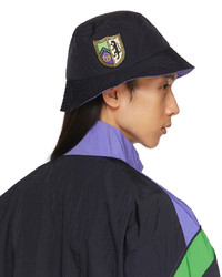 Sergio Tacchini Navy Purple Nast Edition Novara Bucket Hat