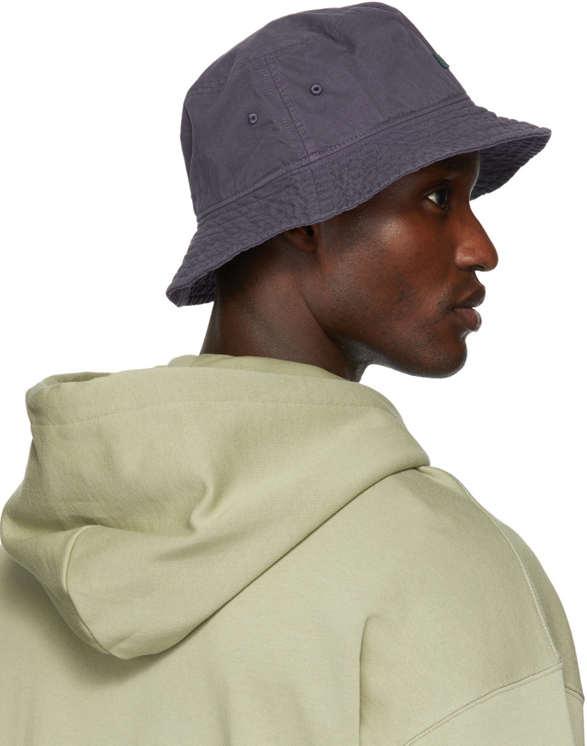 Acne Studios Purple Cotton Bucket Hat, $150 | SSENSE | Lookastic