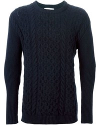 Ami Alexandre Mattiussi Cable Knit Sweater