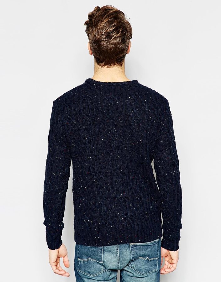 Another Influence Cable Knit Sweater, $86 | Asos | Lookastic