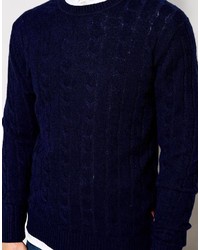 Ben Sherman Sweater With Cable Knit