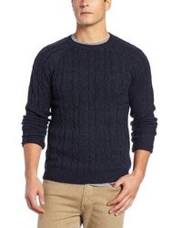 Haggar Cable Crew Sweater
