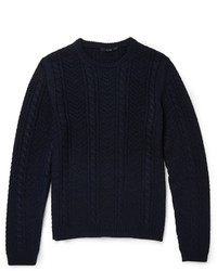Gucci Cable Knit Crew Neck Sweater