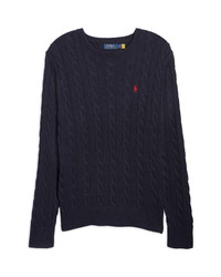 Polo Ralph Lauren Cable Knit Crewneck Sweater