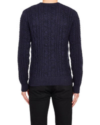 Todd Snyder Cable Knit Sweater Blue