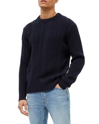 French Connection Cable Ribbed Sweater