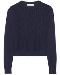Richard Nicoll Cropped Cable Knit Sweater