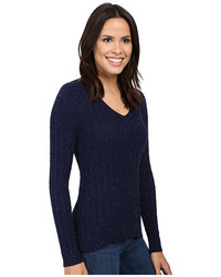 U.S. Polo Assn. Donegal Cable V Neck Sweater
