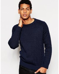 Selected Homme Cable Knit Sweater