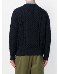 AMI Alexandre Mattiussi Irish Crewneck Oversize Sweater