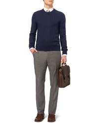 Burberry London Knitted Wool And Cashmere Blend Sweater