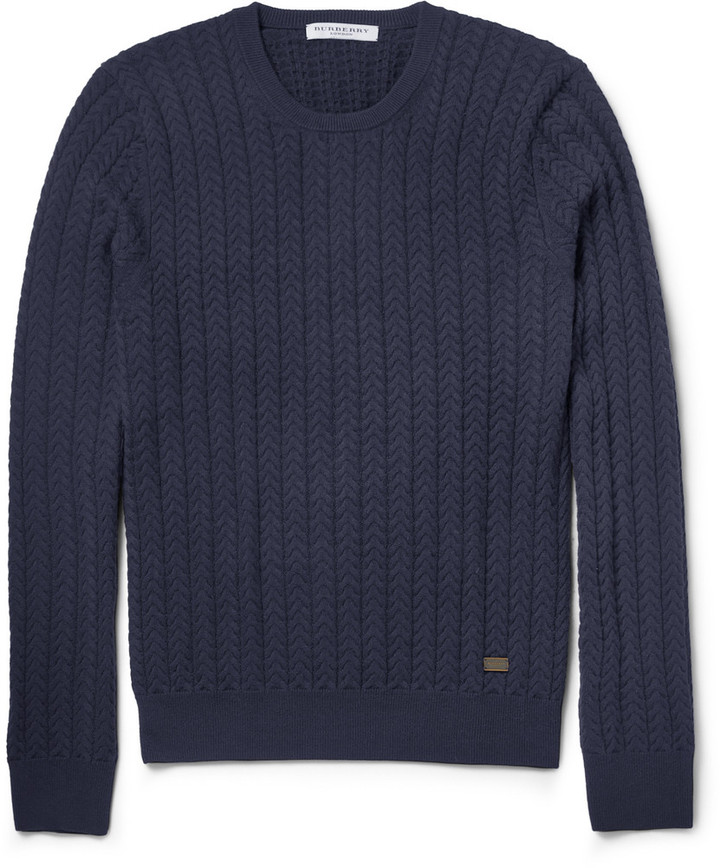 Burberry navy sale sweater