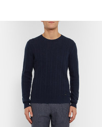 Burberry London Slim Fit Cable Knit Cashmere Sweater