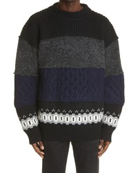 Sacai Mixed Stitch Sweater