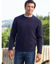 Pendleton Whidbey Cable Stitch Crew