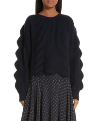 Stella McCartney Scallop Crop Sweater