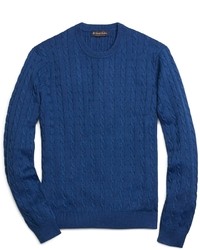 Brooks Brothers Supima Cable Crewneck Sweater