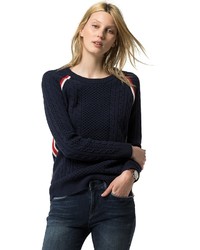 Tommy Hilfiger Wool Cable Mix Sweater